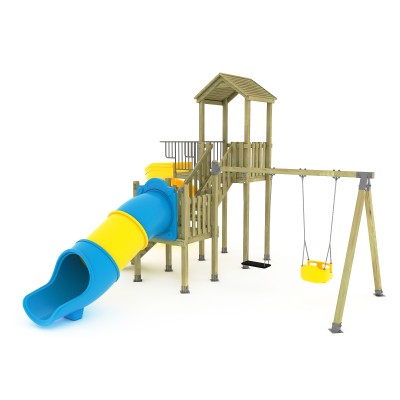 09 A Standard Wooden Playground